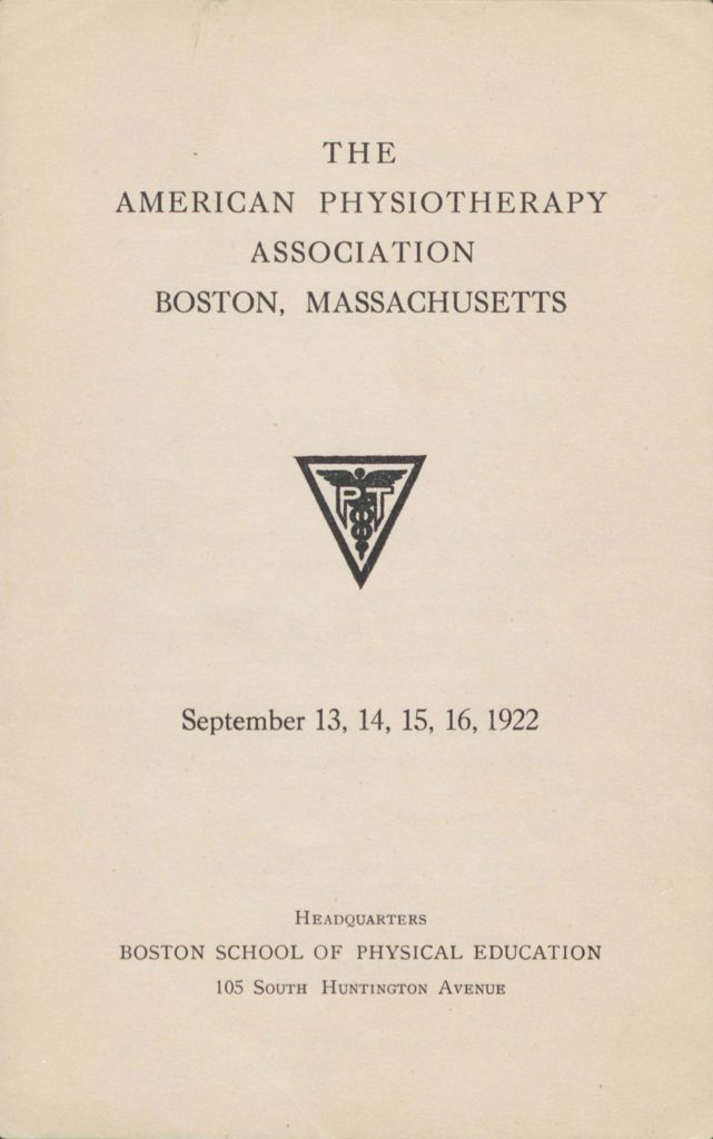 First Annual Conference Held in Boston.