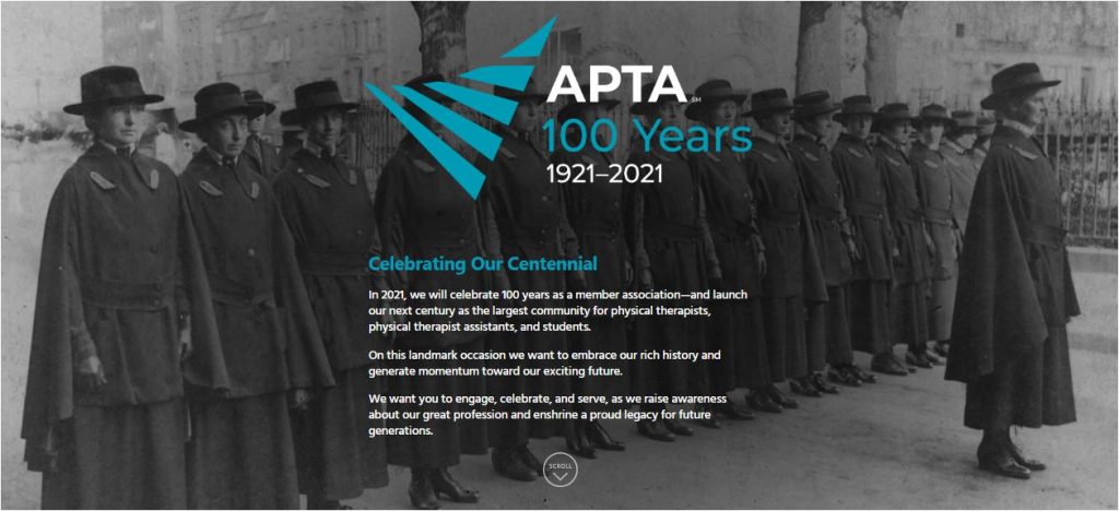 APTA Celebrates Its 100th Anniversary.